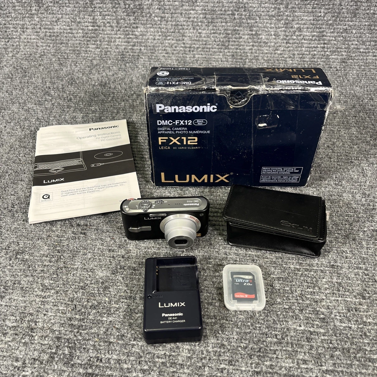 Panasonic DMC-FX12 デジタルカメラ 本体と充電器 Panasonic DMC-FX12 デジタルカメラ 本体と充電器 【公式通販】