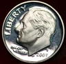 Uncirculated Proof 2003-S San Francisco Mint Silver Roosevelt Dime