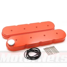 LS1 LS2 LS6 LS7 L92 Orange Cast Aluminum Valve Covers Kit No/without Coil Mounts