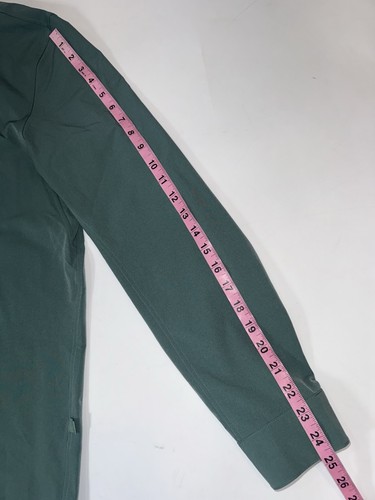 Camisa Lululemon Commission verde azulado manga larga abotonada elástica hombre grande - Imagen 10 de 12