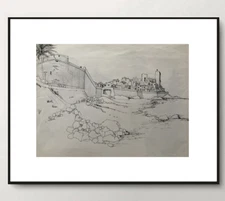 SUPERB VIEW OF ANTIBES CIRCA 1960/70 (293)