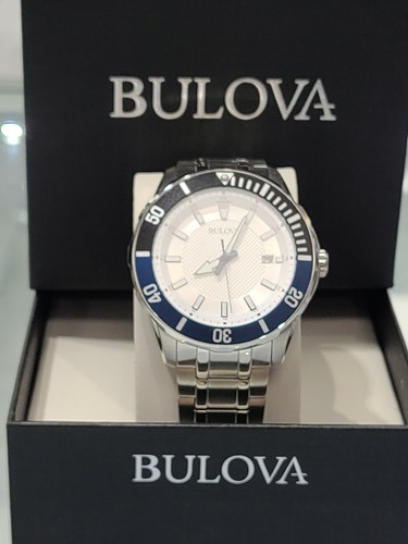 Nuevo Reloj Bulova Auténtico Para Hombre SS Plata 98B349 $395.00 - Imagen 6 de 6