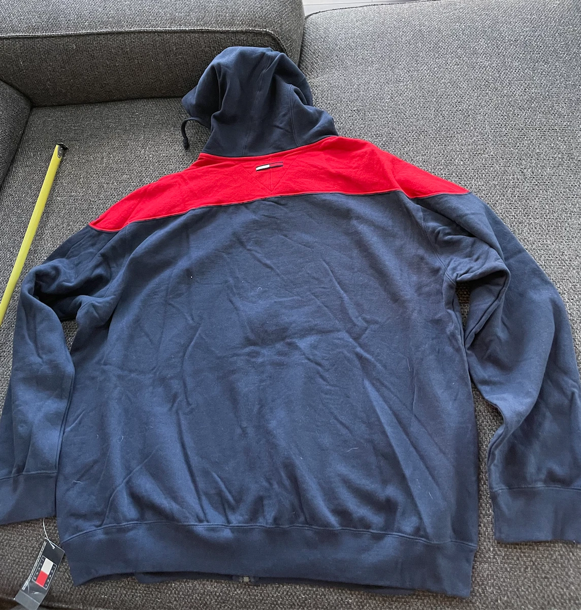 Tommy hilfiger blue and red jacket deals