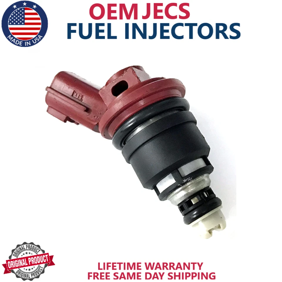 x6 正品 JECS 燃油喷射器 适用于 1991 年、1992 年、1993 年日产 NX 2.0L I4 — 第 3/3 张图片