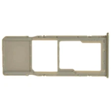 SIM Micro SD Card Tray Single for Samsung Galaxy A20 A30 A50 Silver Replacement