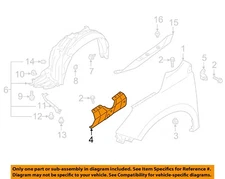 SUBARU OEM 19-23 Forester Fender Components-Fender Front Bracket 57160SJ0109P