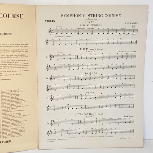 Vintage 1948 Symphonic St r ing Course Violin Sheet Music Instruction Book - Picture 6 of 16