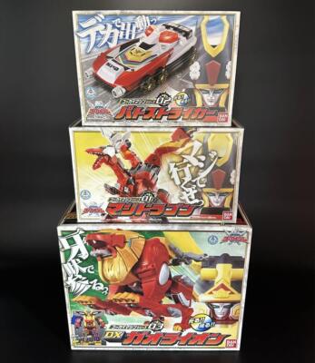 Power Rangers Super Megaforce Gokaiger MagiDragon Striker Lion set BANDAI w/BOX