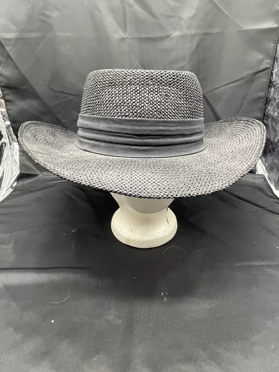 Flat top straw sales cowboy hat
