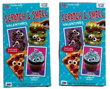 Mello Smello Scratch & Smell Valentine Foodie Eye Hamburger Chocolate Cake Pizza