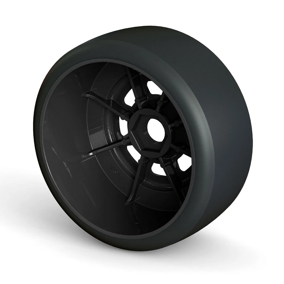 Pro-Line PRO1023410 1/7 Goodyear NASCAR F/R MTD 17mm Blk Wheels (4) : Infraction - Image 4 of 4