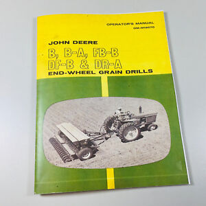 John Deere Van Brunt Grain Drill Seed Chart