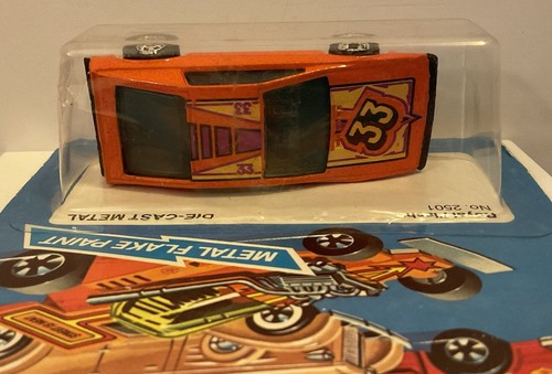 VINTAGE HOT WHEELS 1982 ROYAL FLASH METAL FLAKE ORANGE BLACK WALL MALAYSIA NOS - Picture 8 of 11