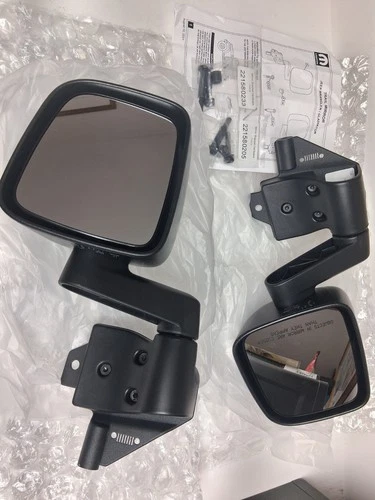 New Mopar 2021-2026 Jeep Wrangler JL Gladiator Doors Off Mirror Kit 68528773AA