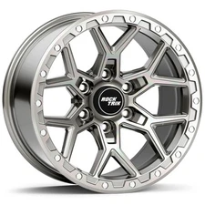 20" inch RockTrix RT107 20x9 -12 Machined Silver Wheel 6x135 Rim for 04+ F150