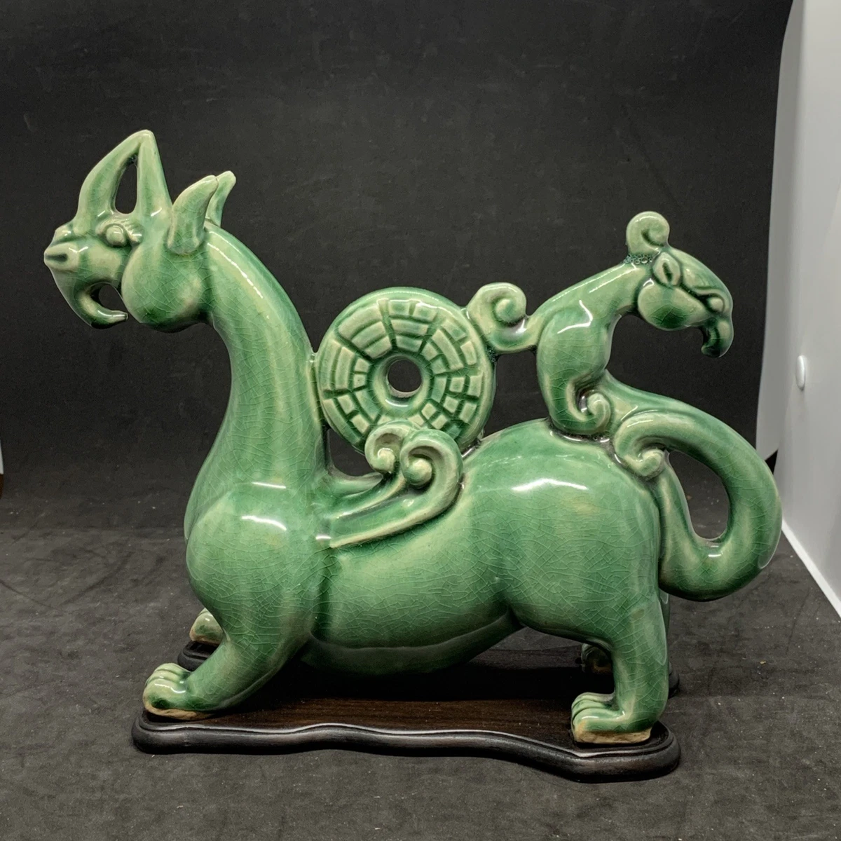 陶瓷1800年以前古董中国龙雕像、雕像| eBay