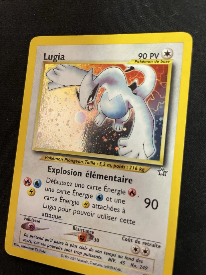 Lugia 9/111 Holographic DMG Condition - Pokemon Neo Genesis FRENCH! (See Pics!) - Image 3 of 4