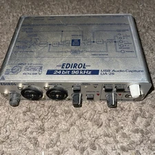Roland Edirol UA-25 USB MIDI Interface Audio Capture 24bit 96kHz I02 Used