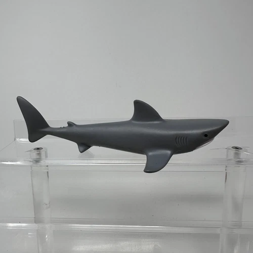 Playmobil Great White Shark Figure Grey Ocean Animal Toy 1998 Vintage