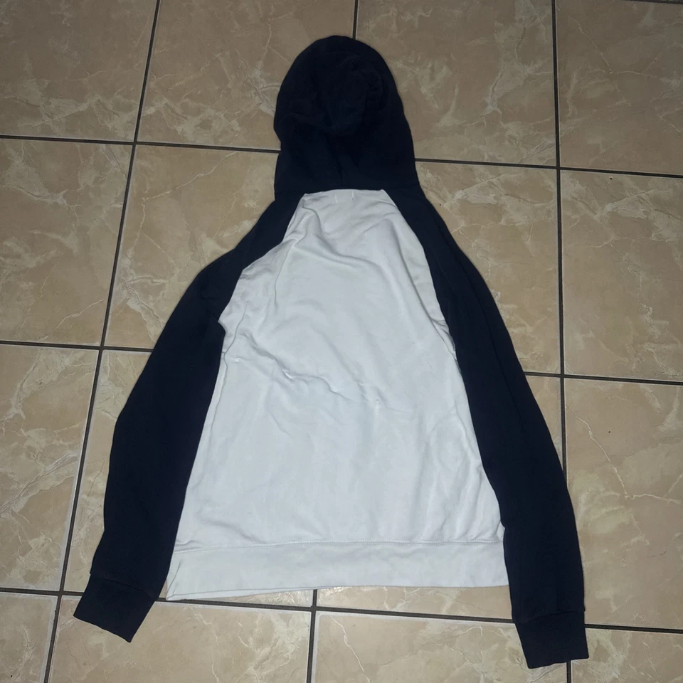 PARA HOMBRES RALPH LAUREN DENIM & SUPPLY EAGLE JERSEY SUDADERA CON CAPUCHA TALLA 2XL BLANCO/AZUL MARINO Foto 2 de 4