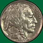 1938-D/D Over D Buffalo Nickel Gem Brilliant Uncirculated Gem BU Coin #41480