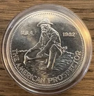 1982 Engelhard The American Prospector 1 oz .999 Fine Silver Round
