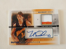2004-05 Skybox Autographics Mike Dunleavy Auto/Patch 67/75! HoT!