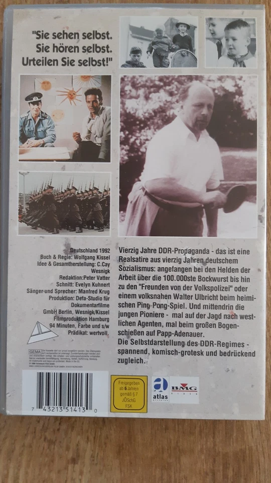 VHS Kinder Kader Kommandeure DDR Propaganda atlas Film - Bild 2 von 4