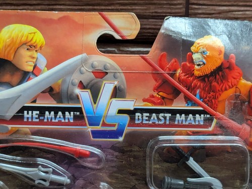 MOTU Mega Construx He Man Vs Beast Man 2019 Minor Package Damage New/Sealed - Picture 7 of 17