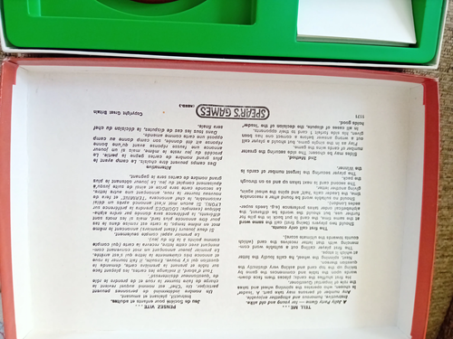 Spears Games Vintage Tell Me Quiz Used English/French/German 1983 - Picture 2 of 4