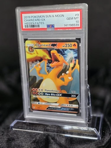 Charizard GX 9/68 Hidden Fates / PSA 10