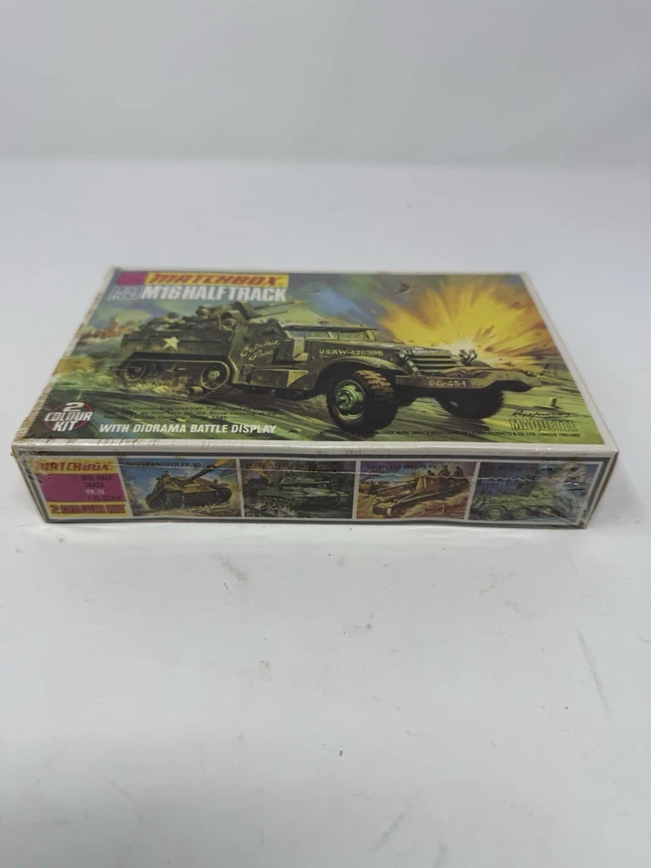 MATCHBOX. PK-78. M16 HALF TRACK. 1/76 SCALE.  SEALED VINTAGE - Image 2 of 4