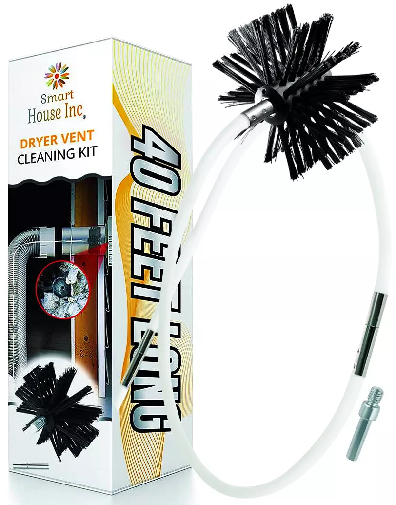 Dryer vent shop cleaning drill attachment