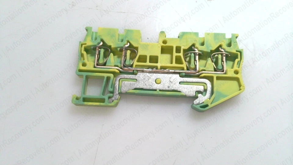 PHOENIX CONTACT ST 2,5-QUATTRO-PE, GROUND TERMINAL BLOCK, 3031322, SEE D #329622 - Image 3 of 4