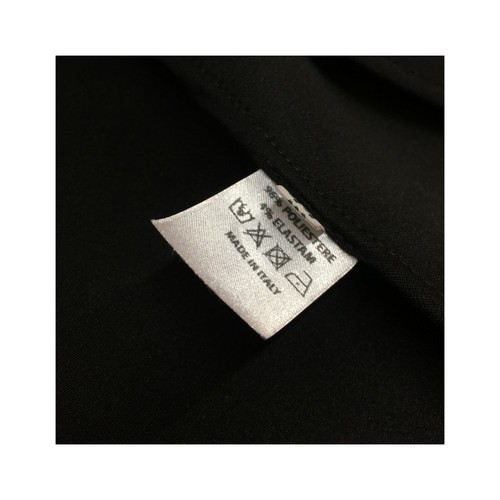 Black neoprene kimono coat NINNI WITHOUT BRAKES mod CKN-490 MADE IN ITALY - Picture 3 of 4