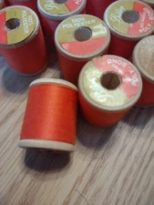 Vintage Belding Wood Spool Polyester Thread Lot Of 37 Color 1150