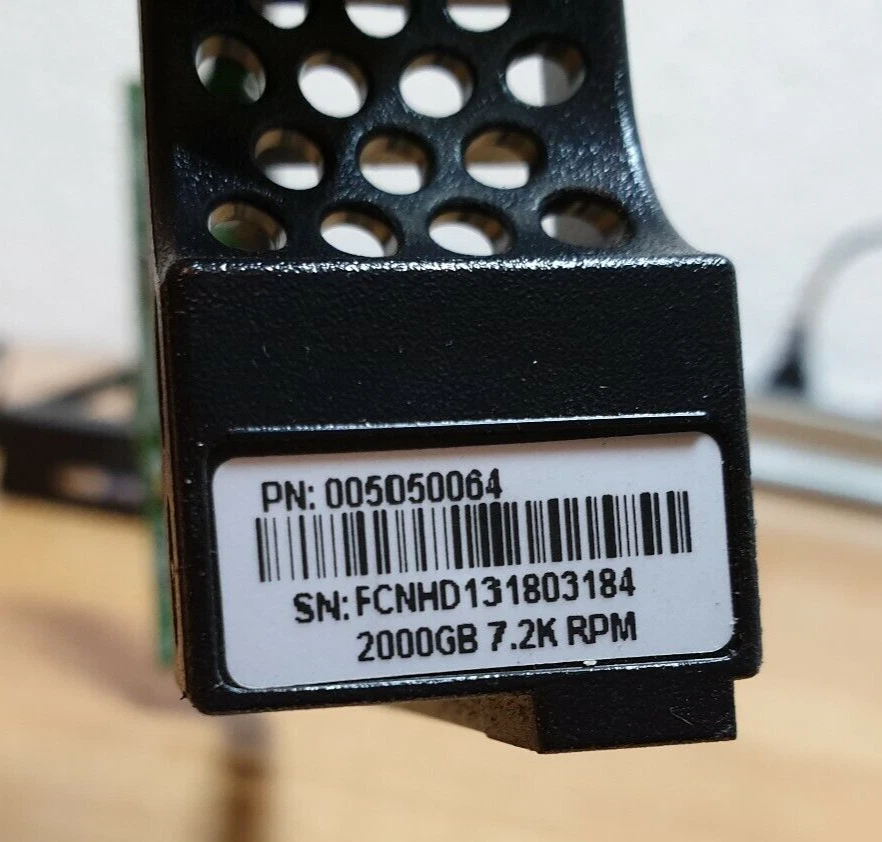 3x NEC SATA zu SAS Festplatten Halter für HDD SSD 1/2TB 7.2 RPM Hard Disk Tray - Bild 3 von 4