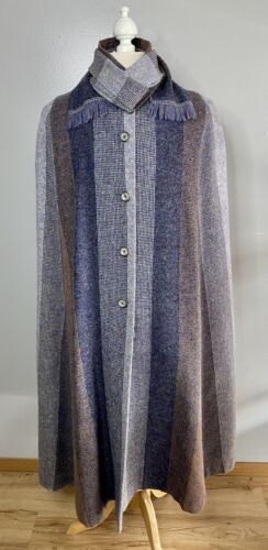 Vintage wool cape avoca - Gem