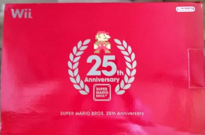 Nintendo Wii Console Limited Edition Super Mario 25th