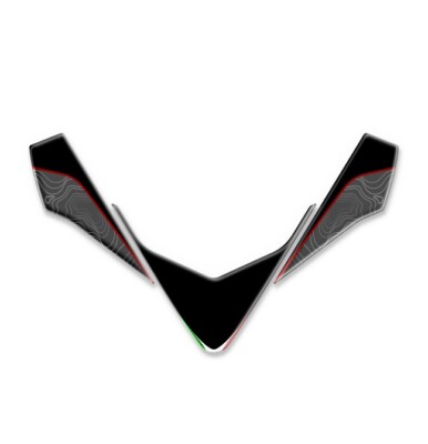 Az Graphishop Cupolino Decal Compatible With Moto Morini X-Cape 2022 Gray