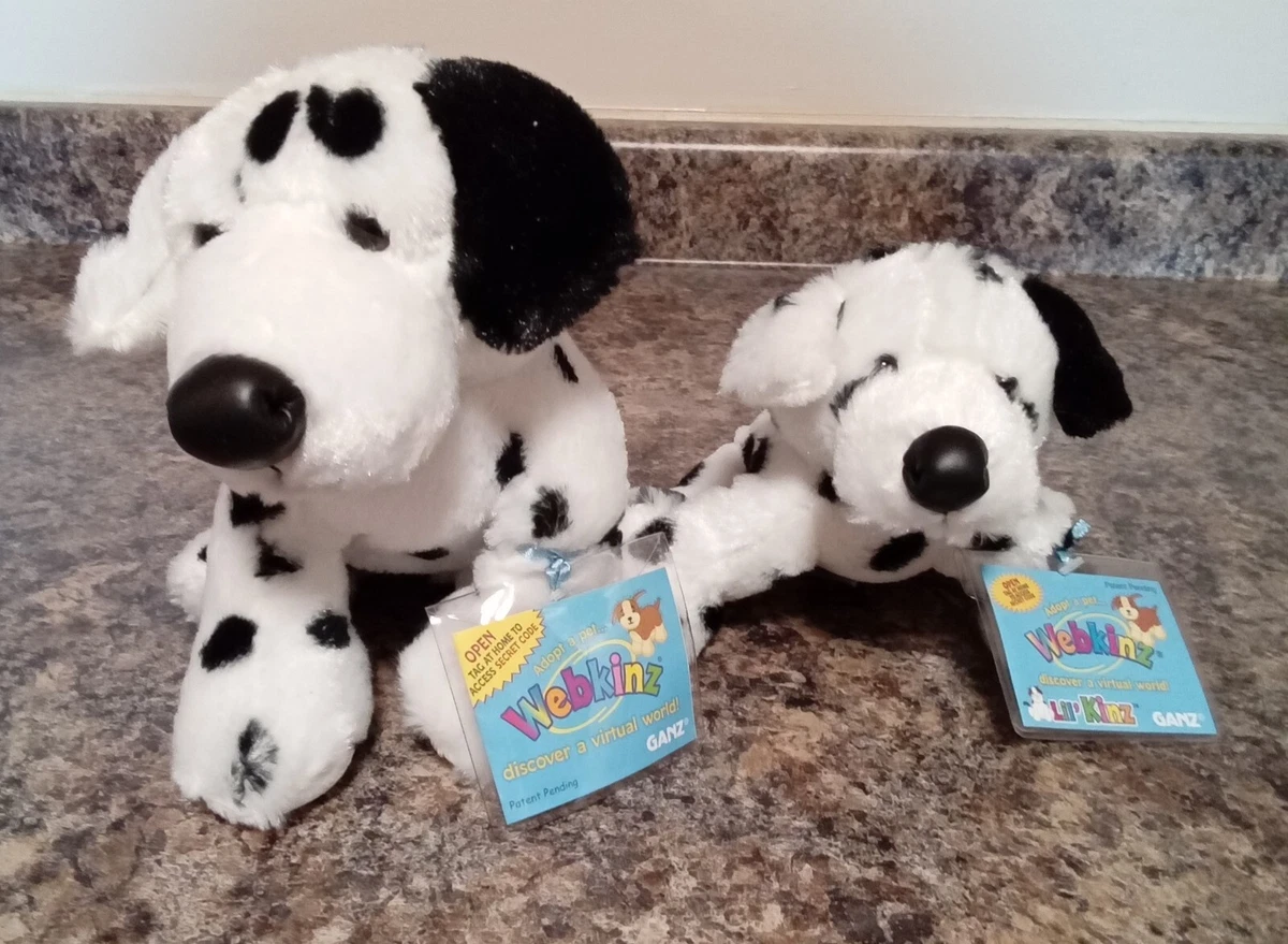 Webkinz Dalmatian and Webkinz L il Kinz Dalmatian New with Sealed Unused Code
