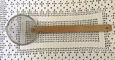 Antique Primitive Egg Lifter, Strainer 14" Long
