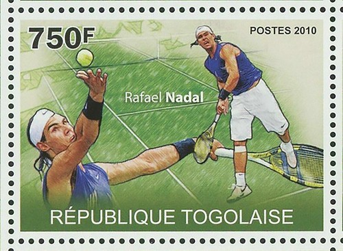 Tennis Stamp Novak Djokovic Roger Federer Rafael Nadal Jankovic S/S MNH - Picture 11 of 12