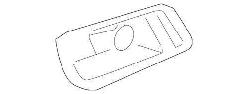 Manija de puerta interior del lado del pasajero genuino GM 2007-2014 Chevrolet GMC 22855622 Foto 2 de 3