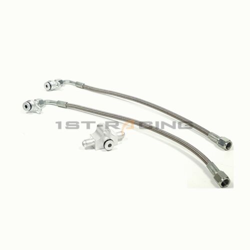 TD03 N54 Turbo Oil Feed Lines for BMW 135i 335i 535i 3.0l N54 2007-2010 - Foto 3 di 4