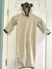 Columbia Size 18-24 Months Tan Fleece Bunting One-piece Outfit 