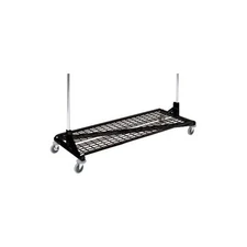  Only Hangers Bottom Shelf for Rolling  Z Rack, Black Color