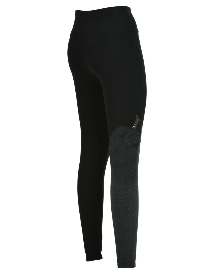 Leggings Deha fuseaux donna pantalone aderente palestra tempo libero casual nero - Immagine 4 di 4