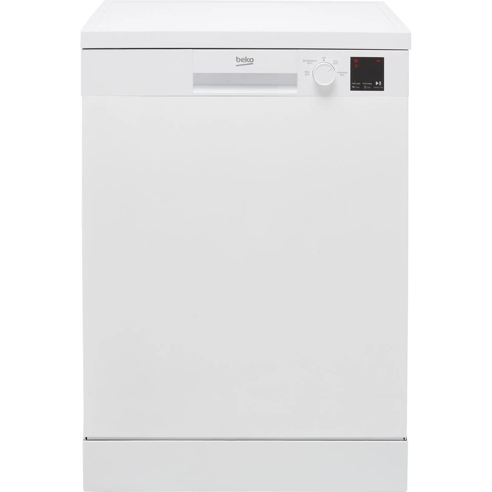 Beko DVN04X20W Full Size Dishwasher White E Rated