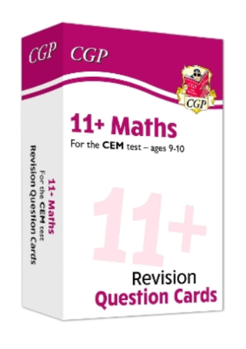 CGP Books 11+ CEM cartes d'questions de révision : mathématiques - 9 ans (rédigé) (importation britannique) - Photo 1 sur 1